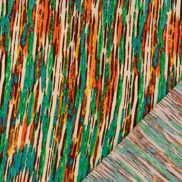 Viskose multicolor braun